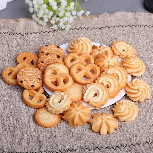 Charming 6-Piece Faux Cookie Collection for Kitchen and Table Decor