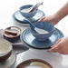 Elegant Japanese Ceramic Ramen and Soup Bowl Set