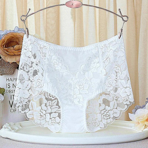 Luxe Lace Seamless Cotton Underwear Set for Women - 4 Piece Briefs Collection