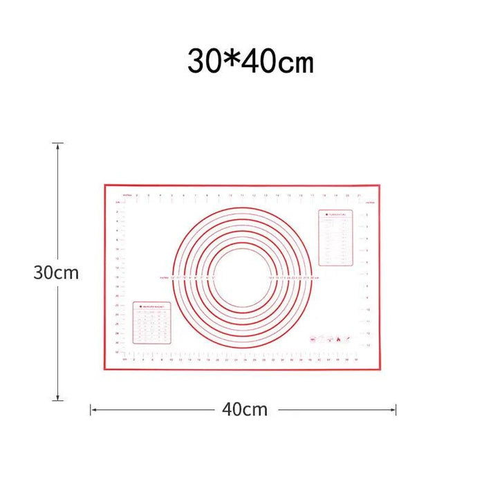 Versatile Silicone Baking Mat with Measurement Guide - Essential Tool for Effortless Cooking and Baking