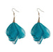 Elegant Bohemian Floral Chiffon Earrings: A Chic Expression of Luxury