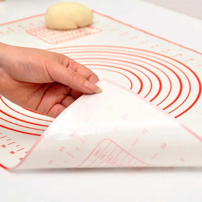 Versatile Silicone Baking Mat with Measurement Guide - Essential Tool for Effortless Cooking and Baking