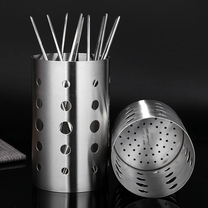 Elegant Stainless Steel Chopsticks Organizer for Home and Restaurant Use