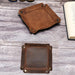 Luxurious Foldable Leather Desk Organizer Tray