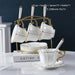 Elegant Royal Gold Pearl Bone China Tea & Coffee Set - Luxurious Collection for Exquisite Teatime