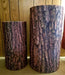 Wood Bark Texture Elastic Fabric Cylinder Covers - Customizable Set for Dessert Table Decor