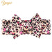 Leopard Print Velvet Headband and Hair Bow Set - Stylish Hair Accessories for Fashion-Forward Girls