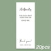 Charming "Nice To Meet You Too" Adhesive Thank You Seals - Pack of 20-50