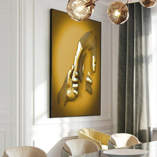 Sleek Metal Wall Art Prints - Contemporary Home Decor Choice