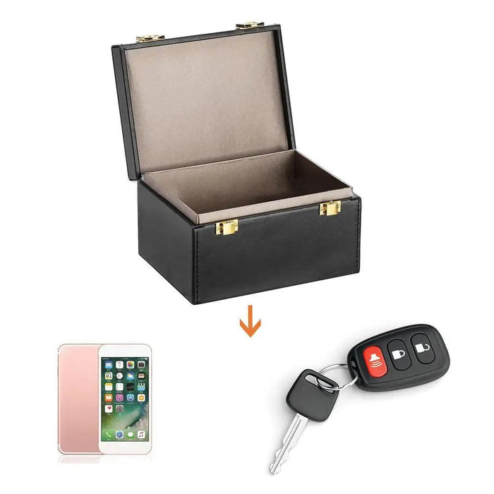 Stylish RFID Shielding Car Key Signal Blocker Storage Box