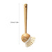 Eco-Friendly Bamboo Scrubber with Natural Sisal Bristles