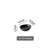 Elegant Matte Black and Gold Ceramic Dinnerware Collection - Essential Set for Upscale Dining Experiences