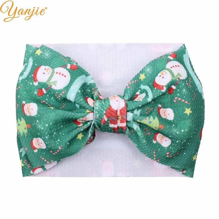 YANJIE 2023 Customizable Large Hair Bow Headband Set for Kids