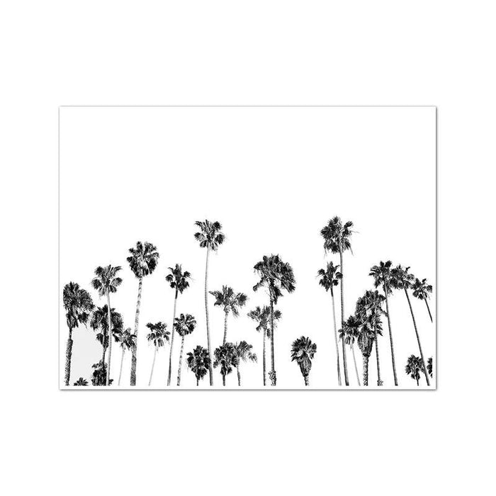 Tranquil Beachfront Paradise Canvas Art Print