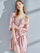 Luxe Lace-Trimmed Silk Nightwear Set for Women