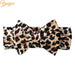 Leopard Print Velvet Headband and Hair Bow Set - Stylish Hair Accessories for Fashion-Forward Girls