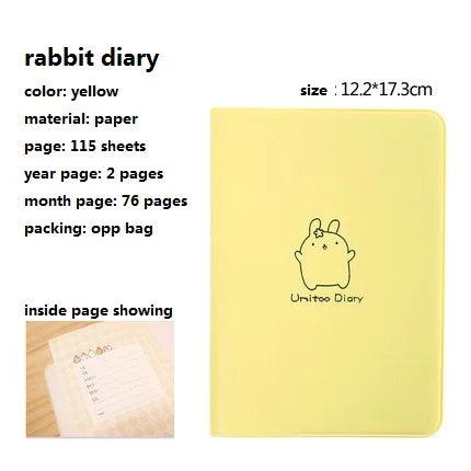 Charming Rabbit Faux Leather Notebook - A Creative Writing Delight