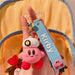 Cute Pink Kirby Keychain with Waddle Dee Doo Design - Perfect Gift for Kids and Anime Fans