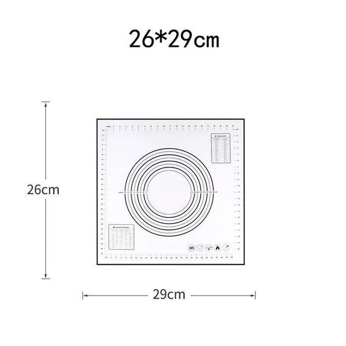 Versatile Silicone Baking Mat with Measurement Guide - Essential Tool for Effortless Cooking and Baking