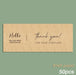 Charming "Nice To Meet You Too" Adhesive Thank You Seals - Pack of 20-50