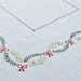 Luxurious Hemstitched Christmas Table Linens: Exquisite Embroidered Collection for an Elegant Dining Experience