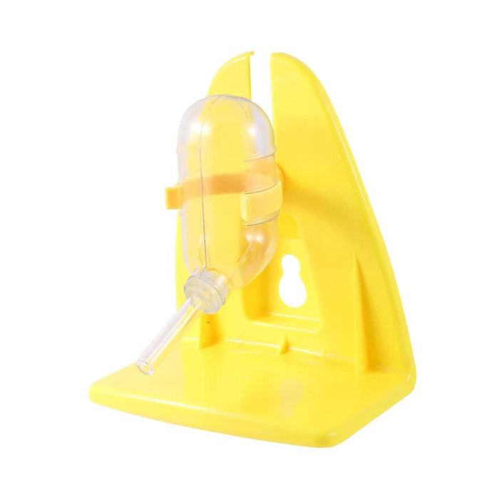 Colorful Hanging Water Dispenser for Small Pets - Leak-Proof Cage Accessory