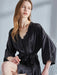 Luxe Lace-Trimmed Silk Nightwear Set for Women