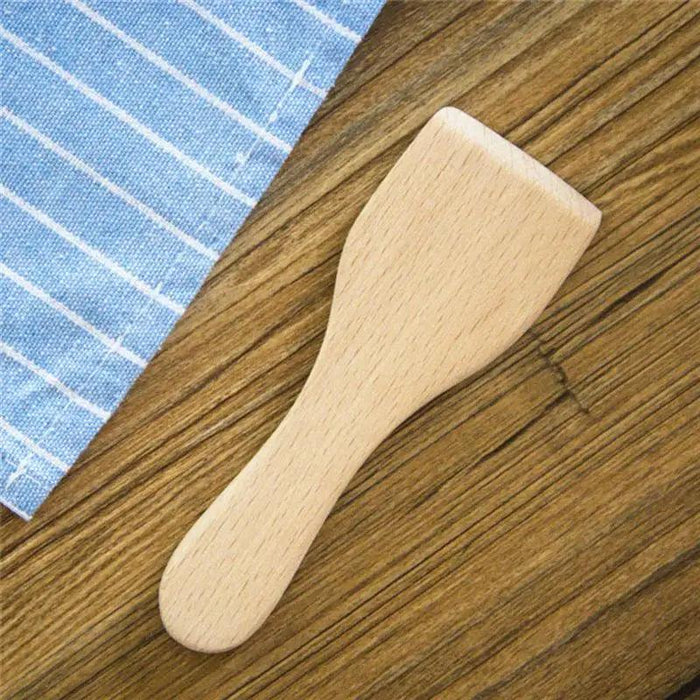 Elegant Oak Wood Spatula Set - 4-Piece Premium Kitchen Utensil Collection