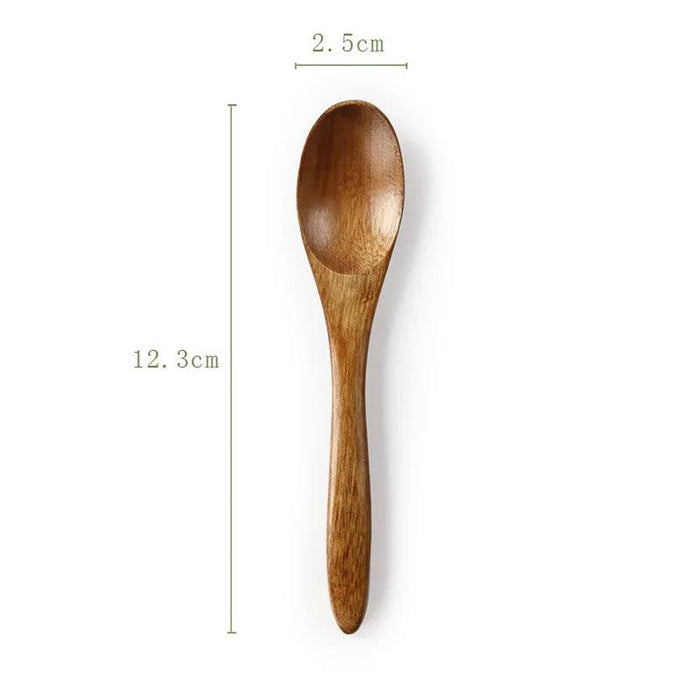 Bamboo Wooden Spoon for Kids - Eco-Friendly Kitchen Utensil for Soup, Rice, and Desserts