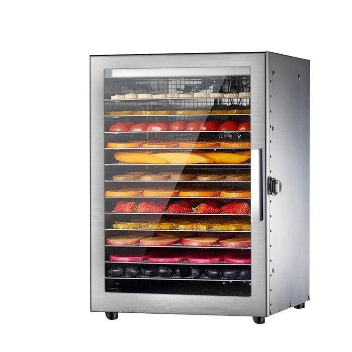 12-Tier Electric Dehydrator with Built-in Meat Grinder for Superior Food Preservation