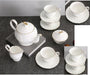 Elegant European Ceramic Teapot and Cup Set for a Luxurious Afternoon Tea Experience