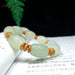 Natural Hetian Jade Lucky Amulet Bracelet