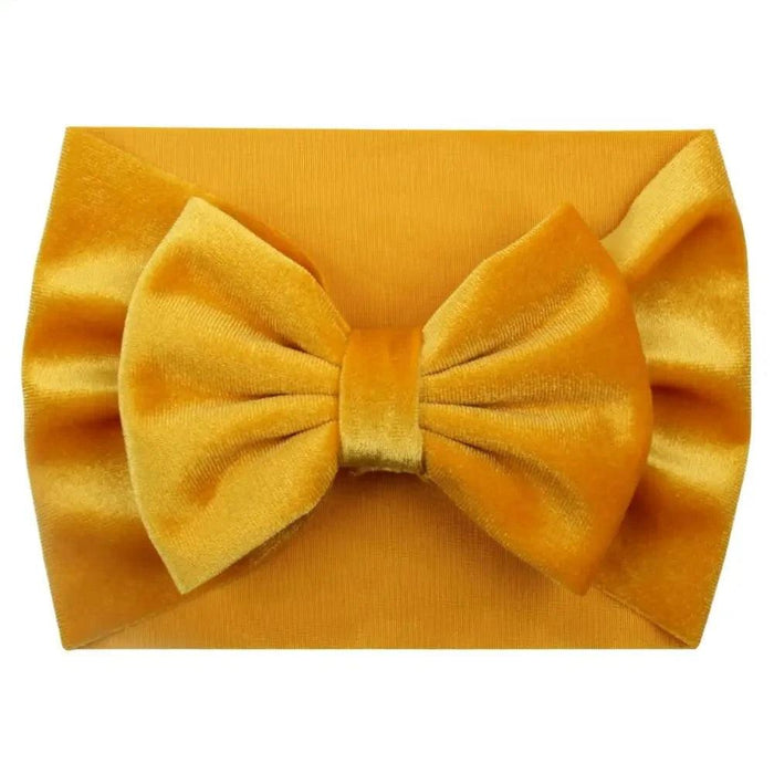 Vibrant Sunshine Sparkle Hair Bow & Headband Set: Customizable DIY Accessories for Stylish Kids - Choose from 13 Colors