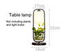 Art Deco Botanical Illumination Set - Table Lamp & Floor Lamp