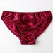 Elegant 100% Pure Silk Women's Large Size Seamless Bow-Detail Panties - Luxurious Breathable Lingerie