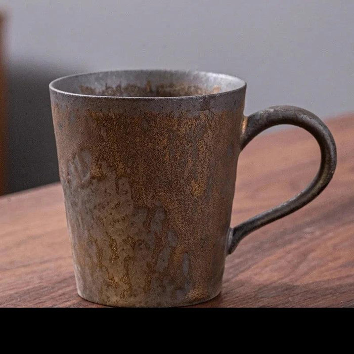 Rustic Japanese Artisan Ceramic Coffee Mug