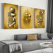 Sleek Metal Wall Art Prints - Contemporary Home Decor Choice