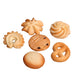 Charming 6-Piece Faux Cookie Collection for Kitchen and Table Decor