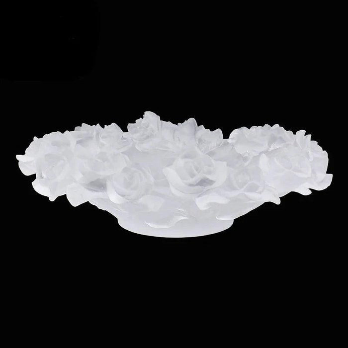 Exquisite Crystal Rose Centerpiece: Luxurious Tableware for Elegant Events