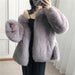 Luxurious Natural Fox Fur Overcoat