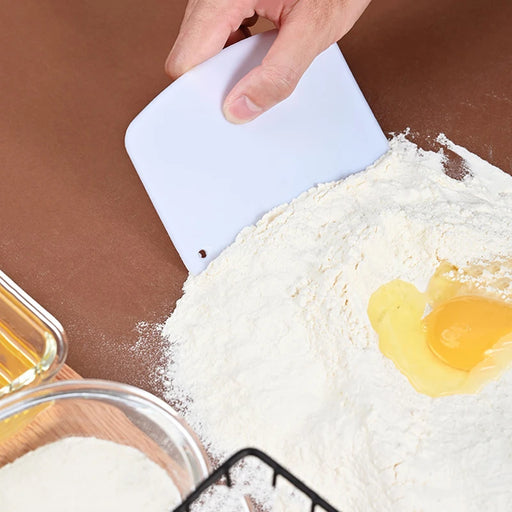 Premium Dough Scraping Kit: Must-Have Baking Essentials for Pastries, Bread Making, Pizza, and Cake - Top-Quality Food Grade PP Material