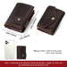 Secure RFID Business Wallet with Pop Up Card Holder and Money Clip