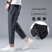 Men's Quick-Dry Ice Silk Harem Trousers - Summer Style Essentials