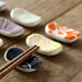 Elegant Japanese Ceramic Chopstick Holder - Stylish Anti-Slip Accessory for Refined Dining Experiences