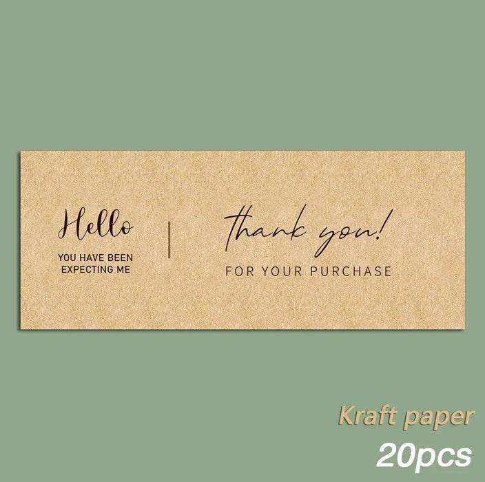 Charming "Nice To Meet You Too" Adhesive Thank You Seals - Pack of 20-50