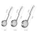 Stainless Steel Fine Mesh Skimmer Ladle with Extended Handle for Efficient Cooking