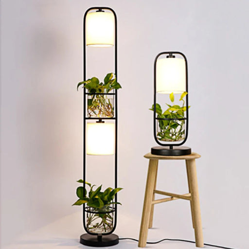 Art Deco Botanical Illumination Bundle - Table & Standing Lamps