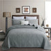Reversible Ultra Soft 100% Cotton Bedspread Ensemble with Pillow Shams – Chic All-Season Quilted Bedding Set (3/5 Pieces)