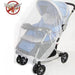 Infant Stroller Mosquito Net - Premium Bug Protection for Newborns, White