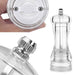 Precision Adjustable Clear Acrylic Pepper Grinder - Sleek Kitchen Tool